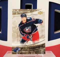 Nick Blankenburg 2022-23 - Ud Ice Premieres Gold Rookie /99 Upper Deck Sp
